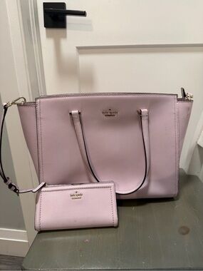 kate spade Pastel Lilac Tote with Matching Wristlet